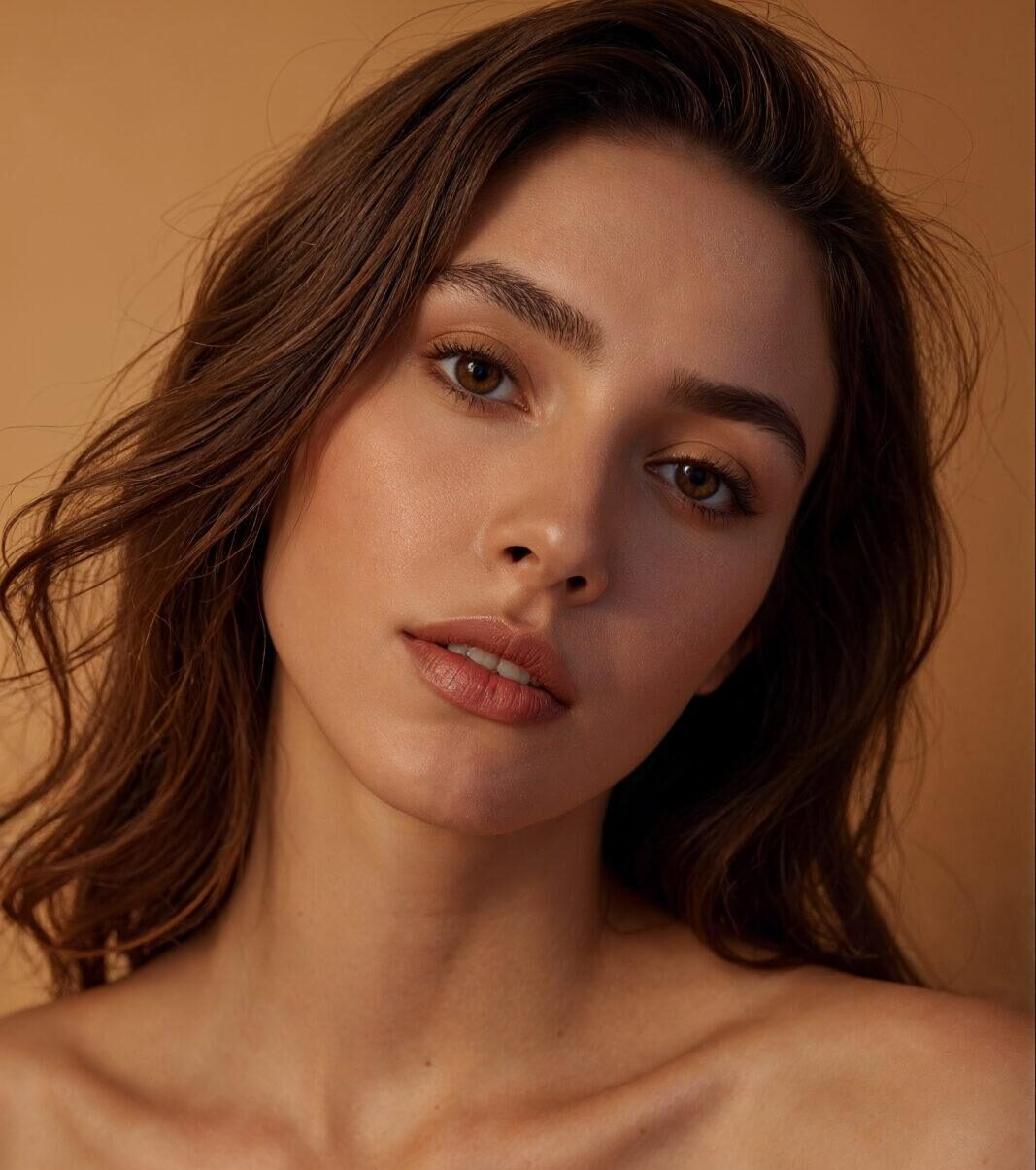 fashionable-mocha-tone-portrait